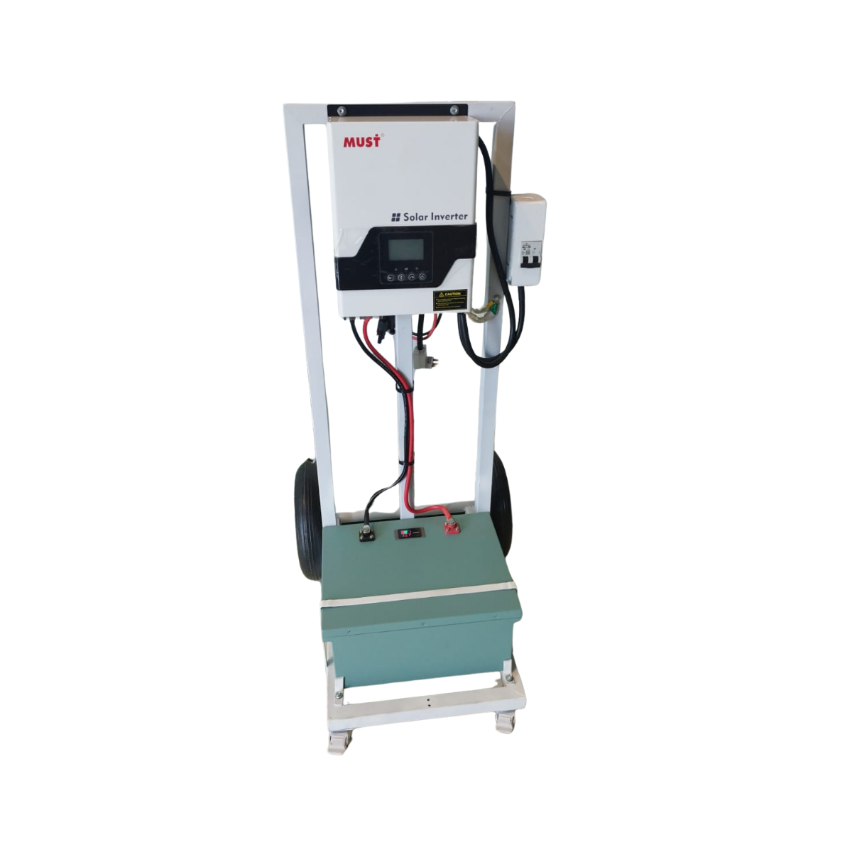 Kit Solar Off-Grid MUST 1000W + Bateria de Lítio 12,8V 200Ah