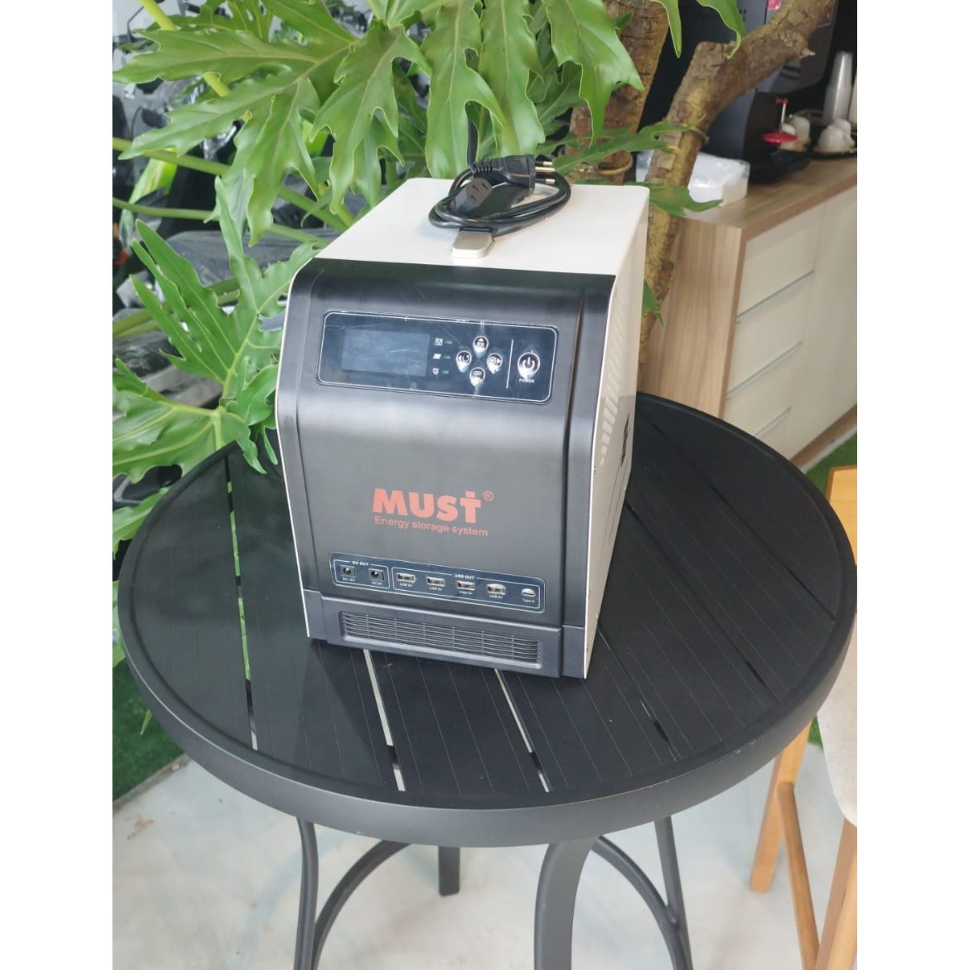 Kit Gerador de Energia Portátil 1.000 W 12 V + 1 Painel Flexivel 120W