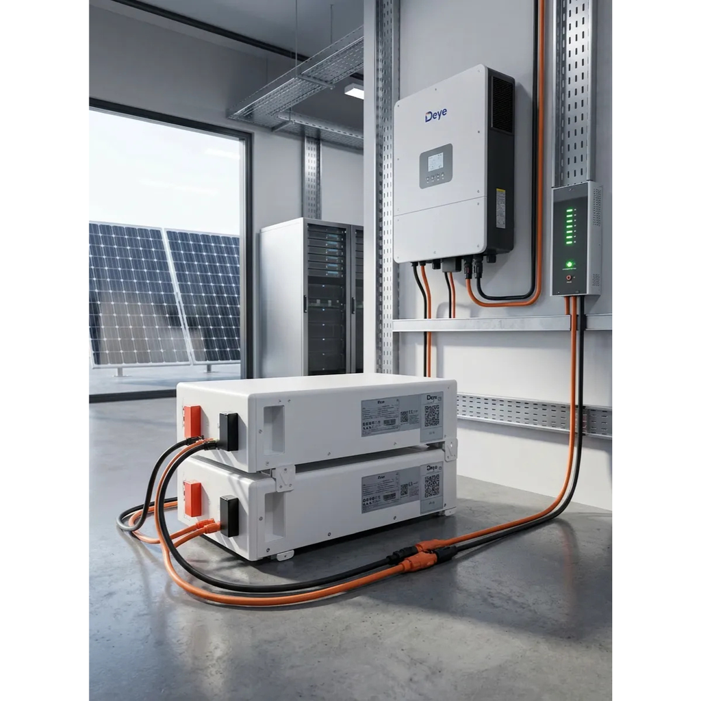 Bateria Deye Lítio LiFePO4 48V 100Ah - 5000kWh