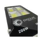 Luminária Solar para Poste 200 W com Bateria de Lítio 20 Ah 3,2 V – Luz Branco Frio