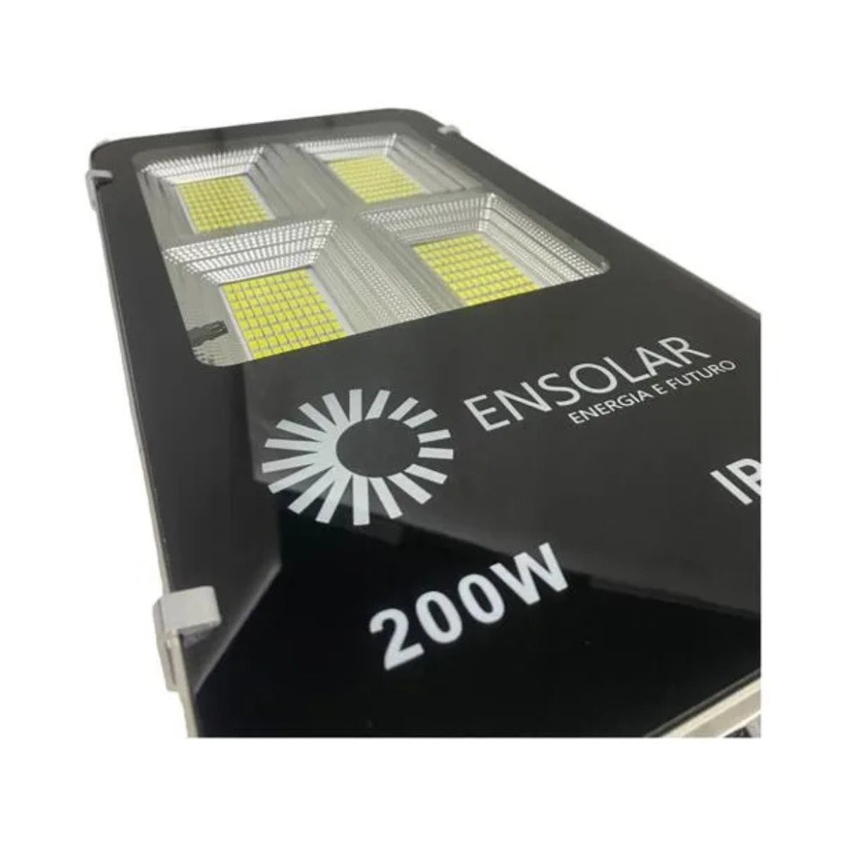 Luminária Solar para Poste 200 W com Bateria de Lítio 20 Ah 3,2 V – Luz Branco Frio