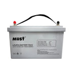 Bateria Must 12V 100Ah LifePO4 1.2kWh