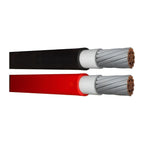 Kit Cabo Solar Fotovoltaico 6mm² – Vermelho + Preto | 2 Rolos de 100m