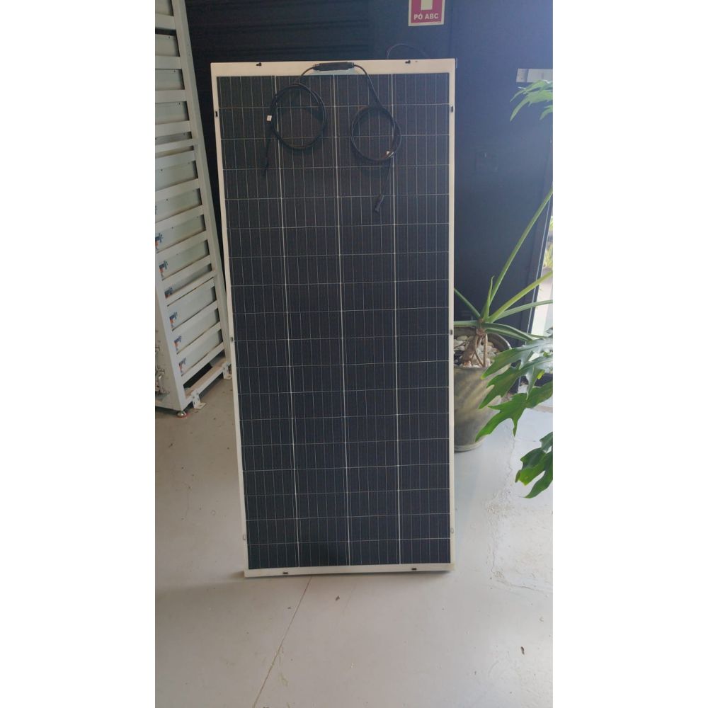 Placa Solar 250w Flexível Painel Monocristalino Era Solar Cor Azul-escuro Voltagem De Circuito Aberto 46v Voltagem Máxima Do Sistema 600v