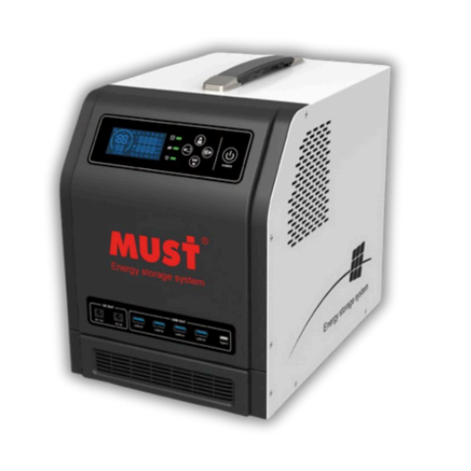 Kit Gerador de Energia Portátil 1.000 W 12 V + 1 Painel Flexivel 120W