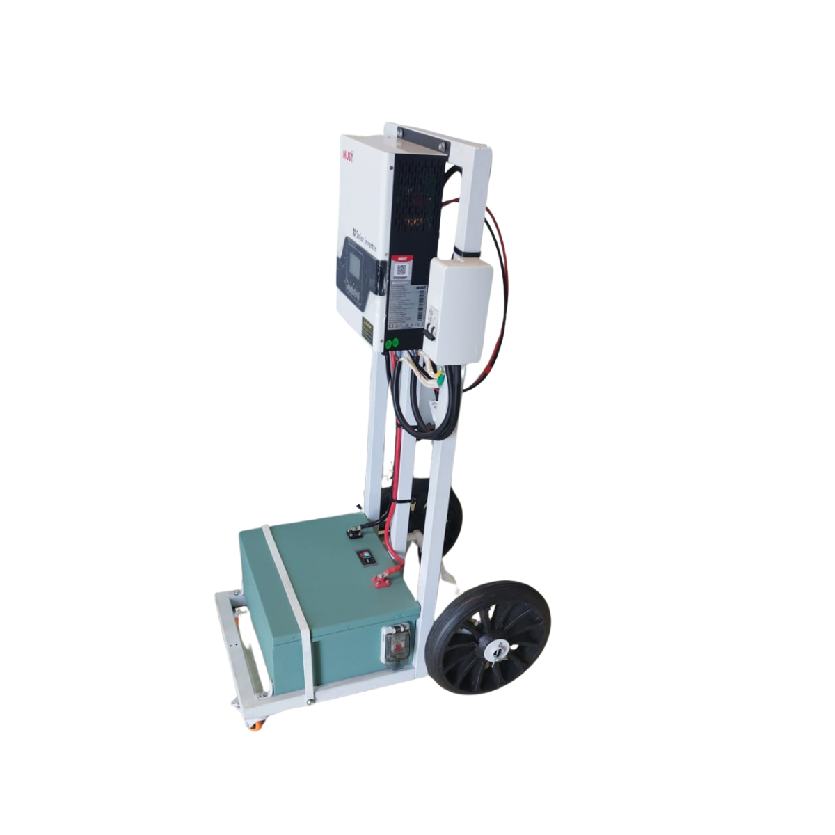 Kit Solar Off-Grid MUST 1000W + Bateria de Lítio 12,8V 200Ah