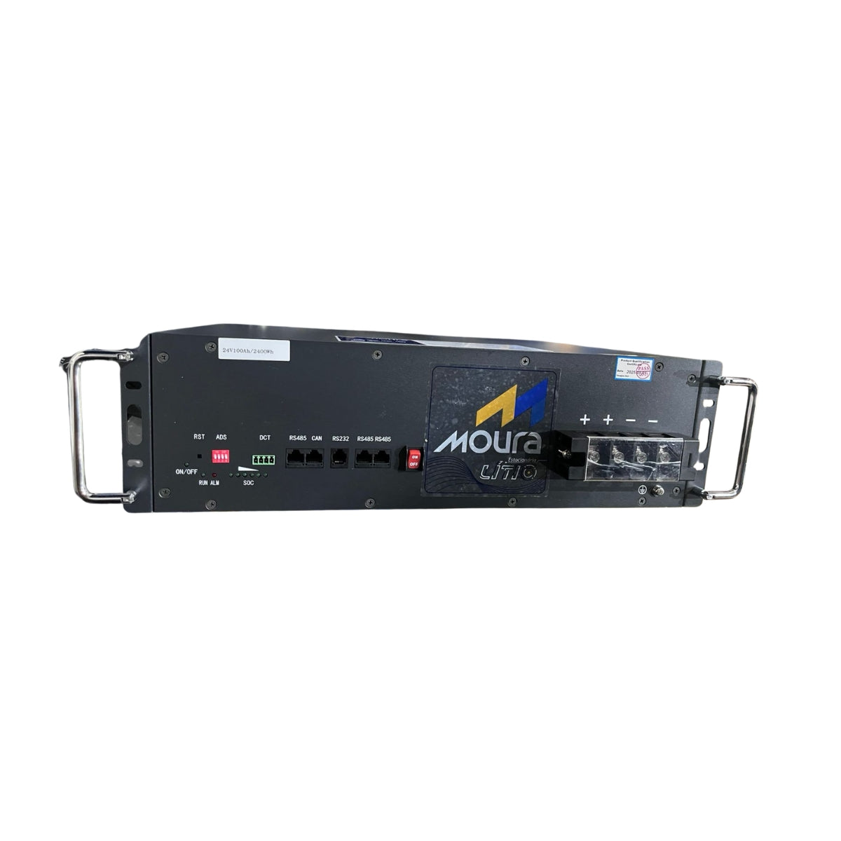 Bateria Moura Solar Lítio 24V 100Ah – 2.400Wh | Modelo 24MSL100