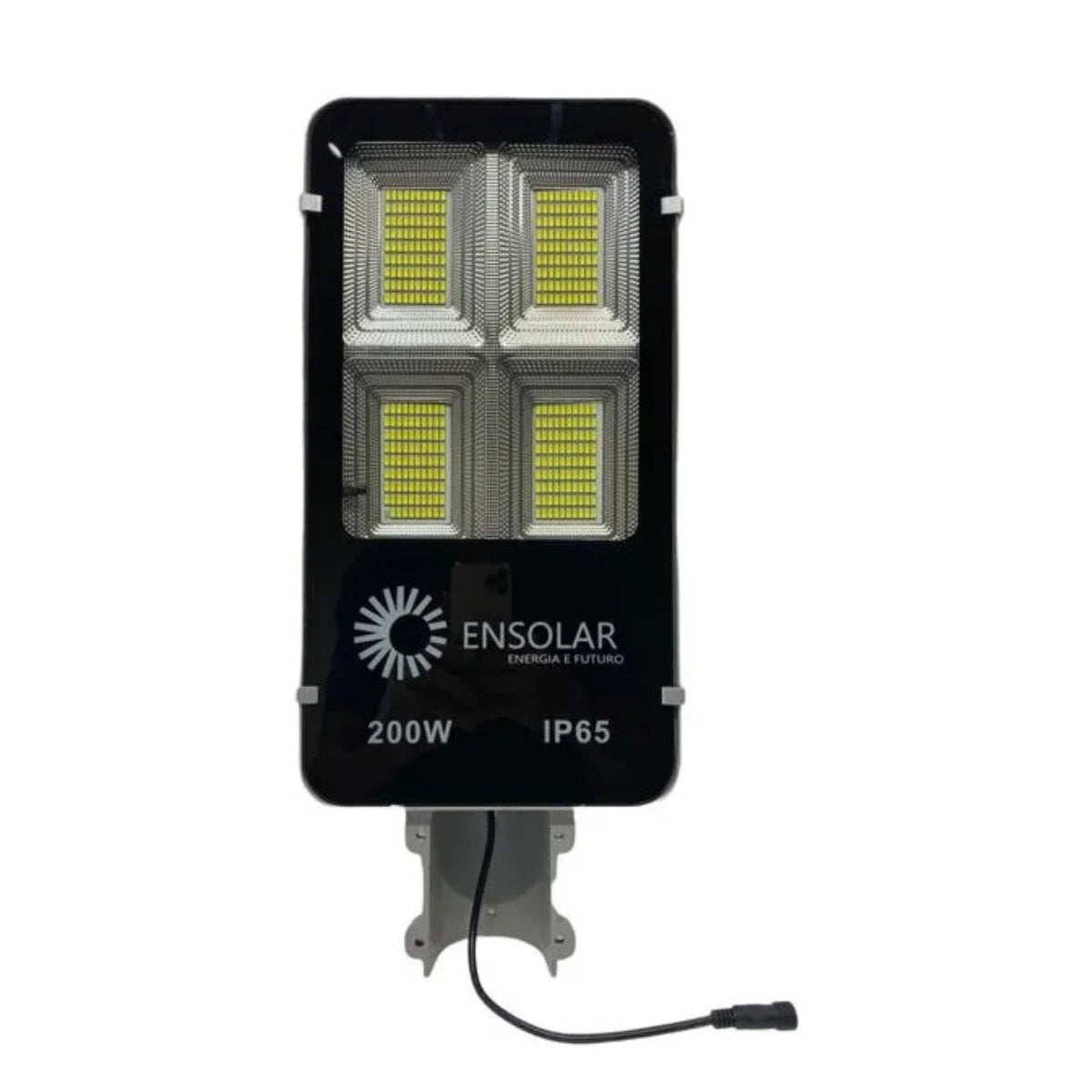 Luminária Solar para Poste 200 W com Bateria de Lítio 20 Ah 3,2 V – Luz Branco Frio