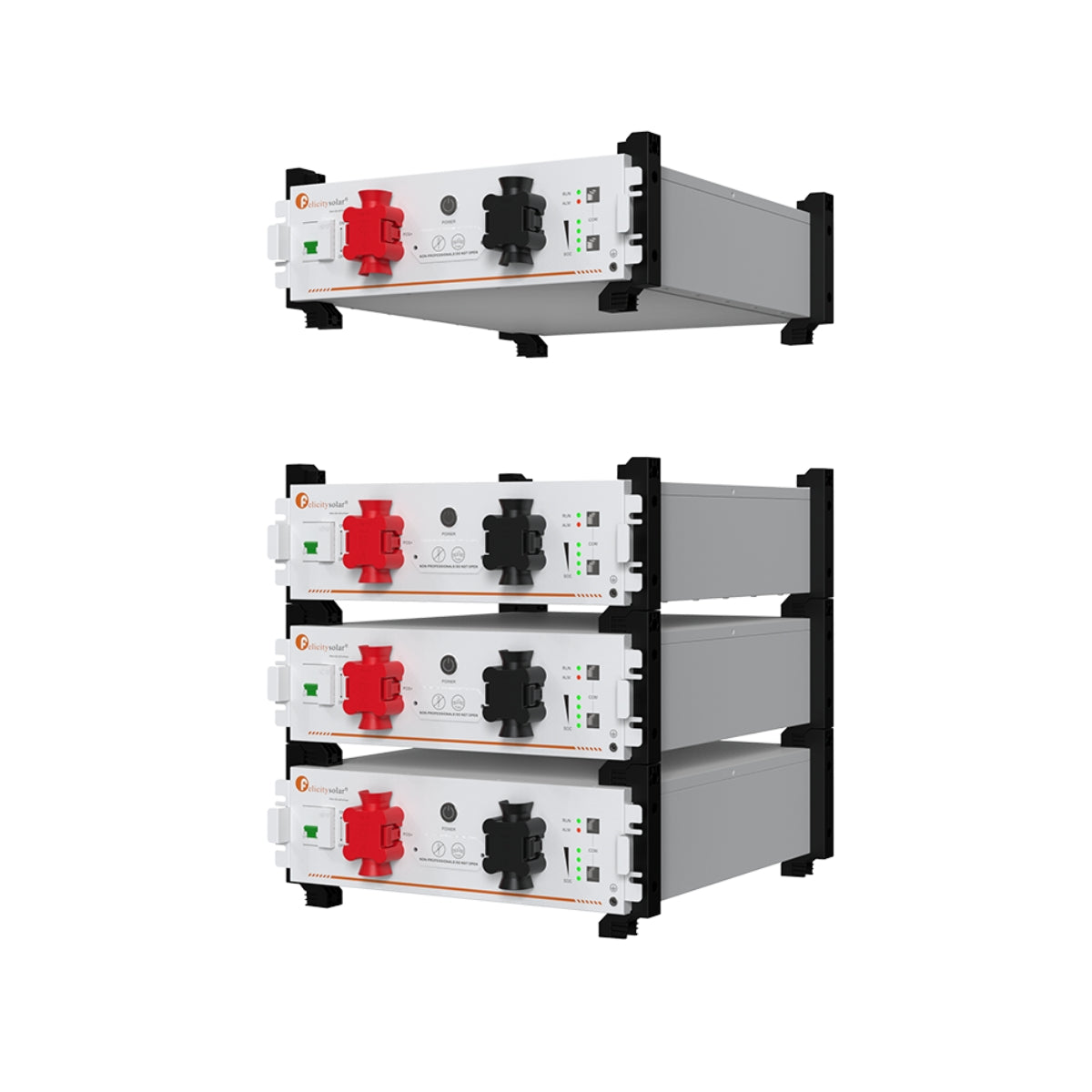 Bateria de Lítio LiFePO4 51.2V 100Ah – 5.12kWh | Modelo FLA48100UG1