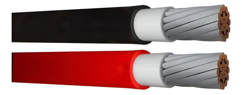 Cabo Solar Fotovoltaico 6mm Vermelho Rolo 100m Pr + 100m Ver Cor Da Cobertura Preto-vermelho Ensolar