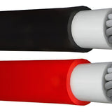 Cabo Solar Fotovoltaico 6mm Vermelho Rolo 100m Pr + 100m Ver Cor Da Cobertura Preto-vernelho Ensolar