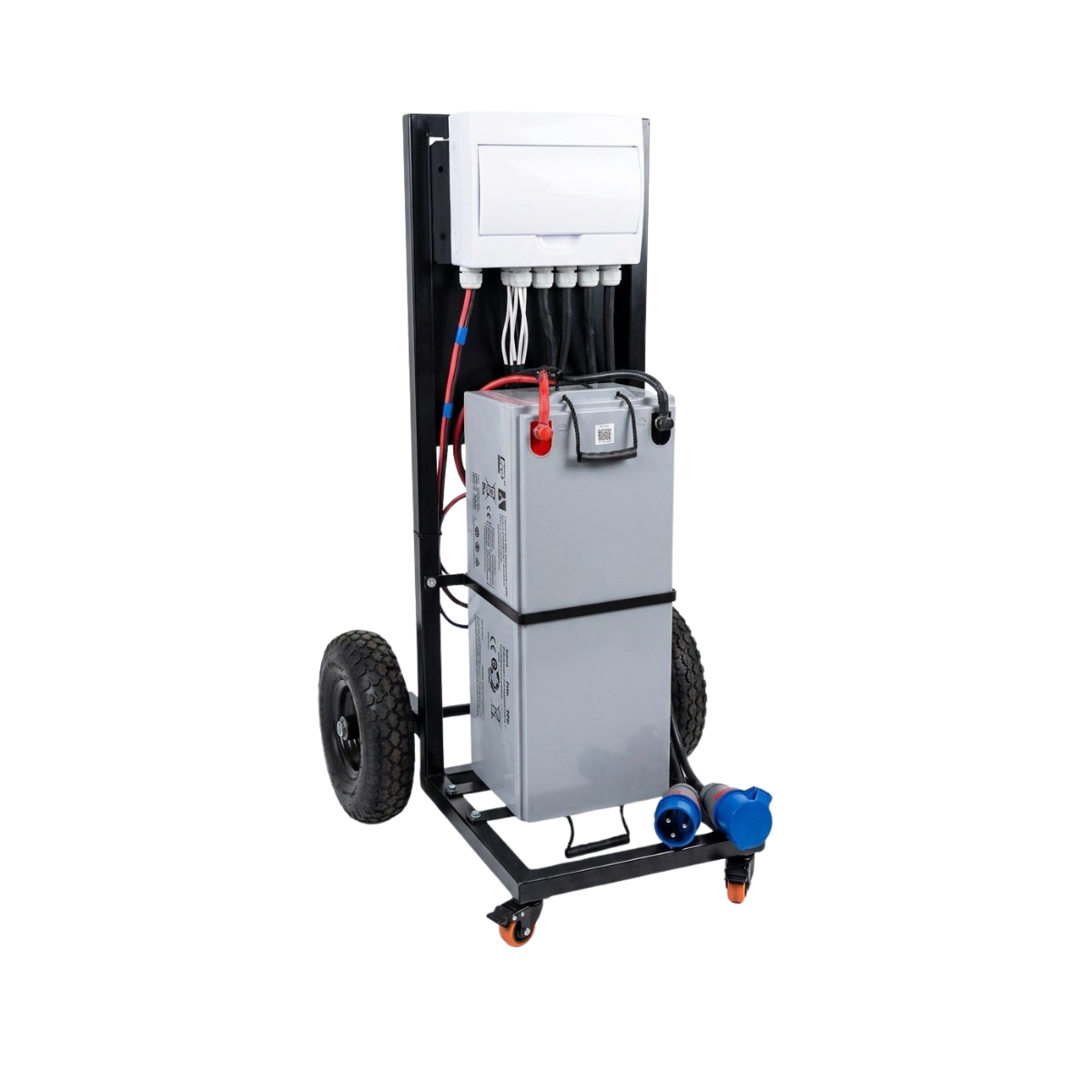 Kit Carrinho Solar Off-Grid INVERSOR FELICITY 4kW + Bateria MUST 24V 300Ah 7,68kWh
