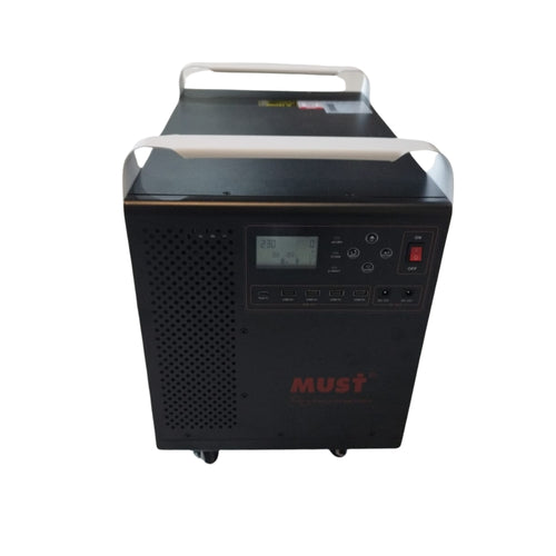 Gerador de Energia Portátil 3.000 Wh 25,6 V com Bateria de Lítio