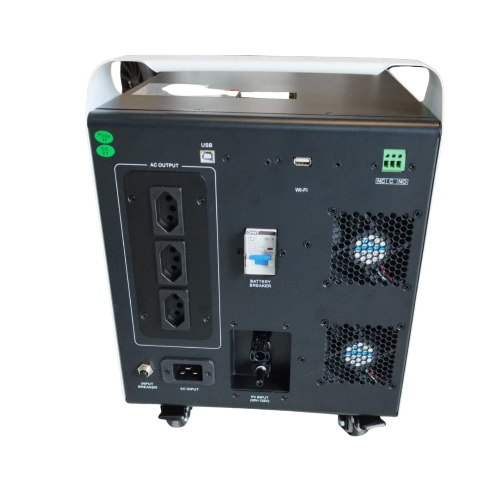 Gerador de Energia Portátil 3.000 Wh 25,6 V com Bateria de Lítio