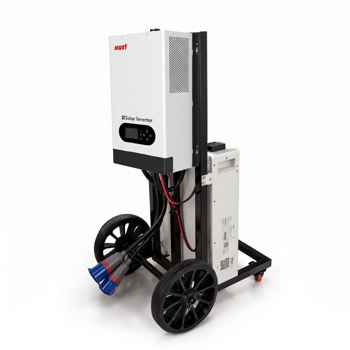 Kit Carrinho Solar MUST 5000W + Bateria MUST LP16-48100 5,12kWh - 220V