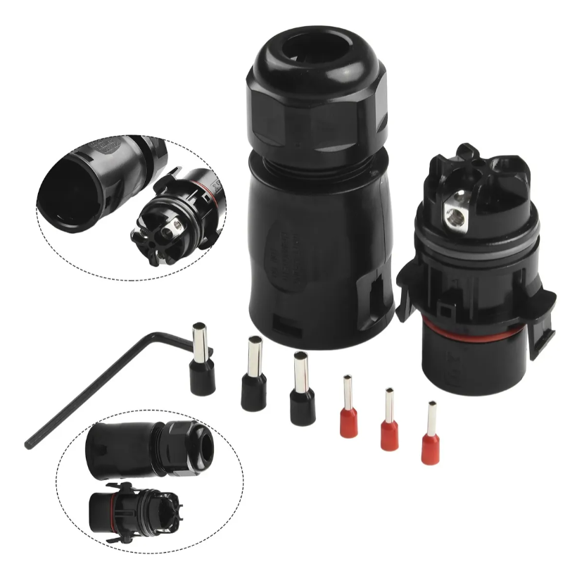 Conector Ac Para Micro Inversor Deye Femea Ou Macho Macho