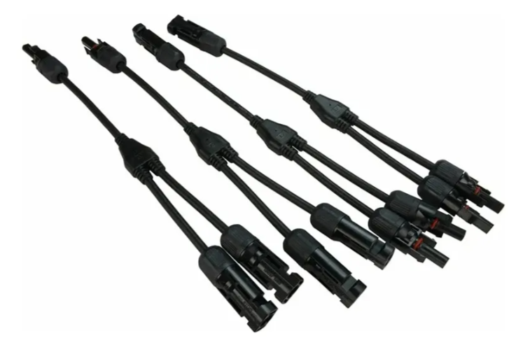 Conector Mc4 Y 2x1 Via Duplo P/ Ligação Paralelo Painel Par