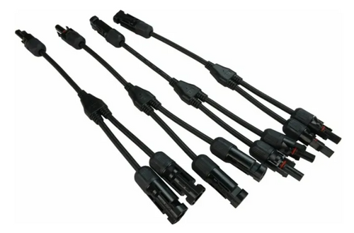 Conector Mc4 Y 2x1 Via Duplo P/ Ligação Paralelo Painel Par