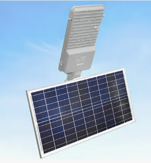 Luminária 300w Solar Led Bat 25 Mah Litio C/ Placa 35w Estrutura Branco 3.2