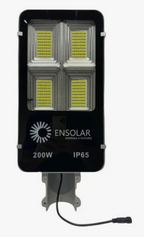 Luminária 200w Solar Led Bat 20 Ah Litio C/ Placa 28w Branco