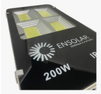 Luminária 200w Solar Led Bat 20 Ah Litio C/ Placa 28w Branco