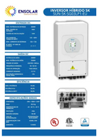 Inversor Deye Hibrido 5 Kw 220v Sun-5k-sg03p1-eu
