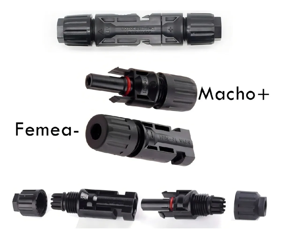 Par Conector Mc4 Painel Solar Fotovoltaico 30a Ip67